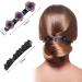 Six three flower side hair clips bangers hair clips hair segmentation clips diamond flower hair clips knitting hair clips used for hair modeling gifts etc - Buy Online on GoSupps.com
