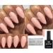 Bluesky Nail Gel Polish NUDE PEACHY PINK LIGHT PEACH PINK COLOR - Dence Range SPRING SUMMER DC103 UV LED Soak Off - Buy Online on GoSupps.com