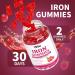 Iron Gummies for Women & Men Vegan Iron Supplement Gummies with Vitamin C A B-Complex Folate Zinc- for Immune Health & Energy Support Raspberry Flavor 120 Count 120 Count (Pack of 1) - Buy Online on GoSupps.com