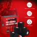 WOD Nation Latex-Free Kinesiology Tape Roll 6-Pack - Waterproof Athletic Tape for Pain Relief - 2 Inch x 16.4 Feet Roll Black 6pk - Buy Online on GoSupps.com