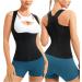 Gotoly Women Back Brace Posture Corrector Waist Trainer Vest Adjustable Back Straightener Support for Spinal Neck Shoulder Tummy Control Body Shaper Black S