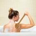 Minalo Natural Boar Bristle Bath Body Brush with Long Handle for Cellulite Exfoliation & Detox - Buy Online on GoSupps.com