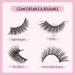 Buy Cat Eye 3D Faux Mink Eyelashes - 5 Pairs of Soft Fluffy Reusable Strip Lashes | Naturally Stunning | Nerwimzen by Glowing Win - Buy Online on GoSupps.com