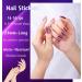 Semi Cured Gel Nails - 16PCS Stickers Nail Wraps Soft Self-Adhesive - Gel Nail Stickers Semi Cured Gel Nail Wraps - Glossy & Long Lasting Gel Nail Stickers Need UV Light (Glitter Purple) - Buy Online on GoSupps.com