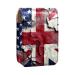 Travel Lipstick Organizer Case Lipstick Case Portable Makeup Bag With Mirror Vintage American Flag on the Wall B176l5hami