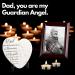 Angel Wing Plaque and Sympathy Card for Loss of Father | Bereavement Gifts for Grief and Condolences | Celebration of Life Remembrance Decor - Buy Online on GoSupps.com