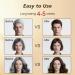 Shampoing Colorant 500 ml Hair Sye Shampoo 3 en 1 & 50 ml Shampooing & 50 ml Apr s-Shampoing Longue Dur e-Naturelle Shampooing Cheveux Color s Instantan pour Homme Femme (Dark Brown) - Buy Online on GoSupps.com