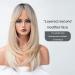 Bestung Ombre Blonde Layered Synthetic Wig with Dark Roots - Natural Looking 20inch Wig for Women/Girls | Perfect for Parties - Buy Online on GoSupps.com