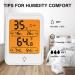 Digital Thermometer & Hygrometer - 2 Pack Mini Room Temperature & Humidity Monitor with Max/Min Display & Touchable Backlight - Buy Online on GoSupps.com