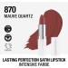 Manhattan Lasting Perfection Satin Lipstick 870 Mauve Quartz lipstick for intense long-lasting color and moisturizing care - Buy Online on GoSupps.com