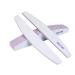 URAQT 6PCS Professional Nail Files 100/180 Grit Double-Sided Emery Board Washable Nail Buffer Files Curved Fingernail Files for Nail Grooming and Styling