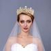 Makone Gold Crown for Women - Hair Accessory for Birthday Wedding Prom Bridal Party Halloween Costume - Christmas Gift - Buy Online on GoSupps.com