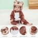 COOKY.D Unisex Winter Hooded Romper Jumpsuit 6-12 Months - Squirrel Design - Buy Online on GoSupps.com