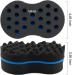 Dreadlock Twist Sponge Brush for Women and Men - Afro Barber Curl Wave Twisting Foam with 2 Sides (Small and Big Holes) - Perfect for Dreadlocks, Dreads, and Twists - 1 Pc - Buy Online on GoSupps.com