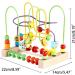 Jacootoys Wooden Motor Skills Loop Roller Coaster - Educational Bead Maze Toy for Babies & Kids | International Shipping - Buy Online on GoSupps.com