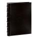 Pioneer Sewn Bonded Leather BookBound Bi-Directional Photo Album, Holds 300 4x6" Photos, 3 Per Page. Color: Black. Black Photo Album