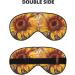 Sleep Mask Eye for Women & Men - Reusable Soft Blackout Eye Mask | Travel & Camping Essentials | Sunflower Print Gifts - Buy Online on GoSupps.com