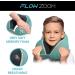 FLOWZOOM Kids Travel Pillow - Memory Foam Neck Pillow for Car & Plane | Comfy Turquoise Kids Neck Pillow for Travel - Buy Online on GoSupps.com