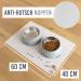 KaraLuna Premium Silicone Bowl Mat - 60x40 cm Transparent & Curved for Ultimate Spill Protection - Buy Online on GoSupps.com