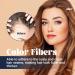 Supersize Color Fibers with Refill Set Colored Hair Thickener Hair Fibers for Men Women Hair Fiber Powder Temporary Hair Color for Root Touchup with Hair Thickening Powder (DARK BROWN) - Buy Online on GoSupps.com