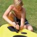 Detachable Center Fin Kayak Rudder Kit | Black Tracking Fin for Inflatable Canoe, Stand Up Paddle & Surfboards - Buy Online on GoSupps.com