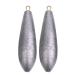 Avlcoaky Fishing Weights Sinkers Streamlined Shape Weights Freshwater Saltwater Casting Drifting Bottom Fishing Accessory 1 Ounce, 10 Each