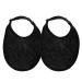 Milist neck trachea cover breathable stoma protection cotton dustproof for tracheostomy laryngectomy incision (black)