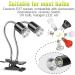 IOOTSEA Reptile Aquarium Heat Lamp 50W, Double Head UVA UVB Bulbs, Adjustable Holder for Turtle Lizard Snake - Pet Heating Light - Buy Online on GoSupps.com