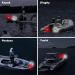 Goture 4Pcs USB Operated Waterproof Kayak Navigation Lights - White/Red - Buy Online on GoSupps.com