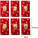 AWHAO 6 Pieces Chinese New Year Red Envelopes 2024 Dragon Year Red Packet Hong Bao for Birthday Style C - Buy Online on GoSupps.com