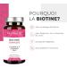 Biotin Hair Growth 10 000 g - Very Fast - Winner 2022 Zinc + Selenium Vit D E - Skin Nails - Women Men - Vitamin B8 Food Supplement - 120 Capsules Nutralie - Buy Online on GoSupps.com