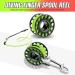 Aluminum Alloy Scuba Diving Reel with 30m High Visibility Line - Ideal for Wreck Cave Exploration | Fluorescent Green - Buy Online on GoSupps.com