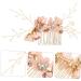 Healeved Flower Hair Comb Decorative Hair Comb for Women Hair Comb for Wedding Side Hair Comb Hair Accessories for Women Hair Comb for Women Accessories Wedding Hair Clip Wedding Hair Comb - Buy Online on GoSupps.com