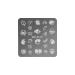 99nails Stamping Plate Square - Star Sign | Perfect for Nail Art & DIY Designs - Buy Online on GoSupps.com