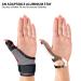 ORTONYX Thumb Immobilizer Brace Thumb Spica Support Splint - Arthritis Pain Relief - Left/Right Hand Small/Medium - Grey/Red - Buy Online on GoSupps.com