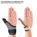 ORTONYX Thumb Immobilizer Brace - Thumb Spica Support Splint for Arthritis Pain Sprains Strains & Carpal Tunnel - Adjustable Wrist Strap for Left/Right Hand - M/L Gray/Red - Buy Online on GoSupps.com