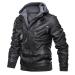 Hanxiulin fleece plush jacket fluffy warm zipper wool jacket men's winter jacket jacket winter color variants transition jacket light outdoor art fur