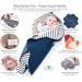 Wallaboo Baby Blanket Fleur 100% Cotton | Green | 85 x 85 cm | Supersoft for Pram Moses Basket Crib Car Seat Travel | Newborn to 10 months - Buy Online on GoSupps.com