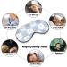 Cute Seals Checked Pattern Sleep Mask - Adjustable Blindfold for Sleeping, Travel, and Napping - Men and Women - Buy Online on GoSupps.com