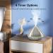 500ML Scented Oil Diffuser Set with 8 Essential Oils - Aromatherapy & Air Freshener with Remote Control and Timer for Bedroom - Gray - Buy Online on GoSupps.com