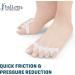 Ballotte Premium Toe Spacers/Toe Separators (White 6 Pack) - Toe Spreaders for Feet | Big Toe Straightener & Bunion Corrector | Hammer Toe Corrector for Men & Women - Buy Online on GoSupps.com