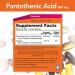 NOW Pantothenic Acid (Vitamin B-5) 500mg - B-Complex Vitamin - 250 Capsules - Buy Online on GoSupps.com