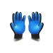 Neo10Ten Pet Grooming Glove/Pet Brush Glove Hair Removal Mess-free Grooming with 260 TipsDog Cats Rabbits & Horses with Long/Short/Curly Hair (Pair Blue)