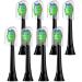 Wardimark Replacement Brushes Compatible with Philips Sonicare Electric Toothbrush Gum Care Replacement Brush Heads 8 Black