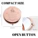 GAOLZIUY 70th Birthday Compact Mirror for Women - Rose Gold Portable Gift for 70 Years Old - Perfect Anniversary or Christmas Gift from Child - Buy Online on GoSupps.com