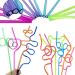 Crazy Loop Straws Drinking 30 Pcs Silly Colorful for Various Beverage Decoration Spiral Funny Reusable Straws - Buy Online on GoSupps.com