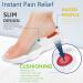 Sulpo Gel Heel Cushions - 2 Pair Inserts for Plantar Fasciitis Relief | Sporty & Chic Shoes High Heels Boots (Size 36-39) - Buy Online on GoSupps.com