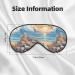 Cute Seagulls Unisex Blackout Sleep Eye Mask - Adjustable & Elastic for Home Travel Yoga & Office Naps - Buy Online on GoSupps.com