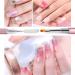 Dual-Ended Gel Brush & Picker - Mwoot Stainless Steel 2-in-1 Nail Tool for Gel & Acrylic Extensions - Perfect for Manicure - Buy Online on GoSupps.com