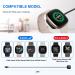 Fitbit 3 Charger  Fitbit Charging Cable  Charger for Fitbit Sense  2pc 3.3ft Fitbit Chargers Replacement Compatible Fitbit Sense/Sense 2 / Versa 3 / Versa 4 USB Charging Cable Cord Stand Dock  Black - Buy Online on GoSupps.com